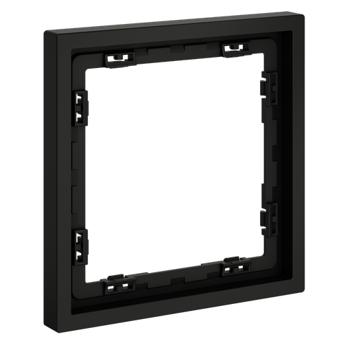 Рамка пластиковая VOLTUM S70 на 1 пост, (черный матовый)