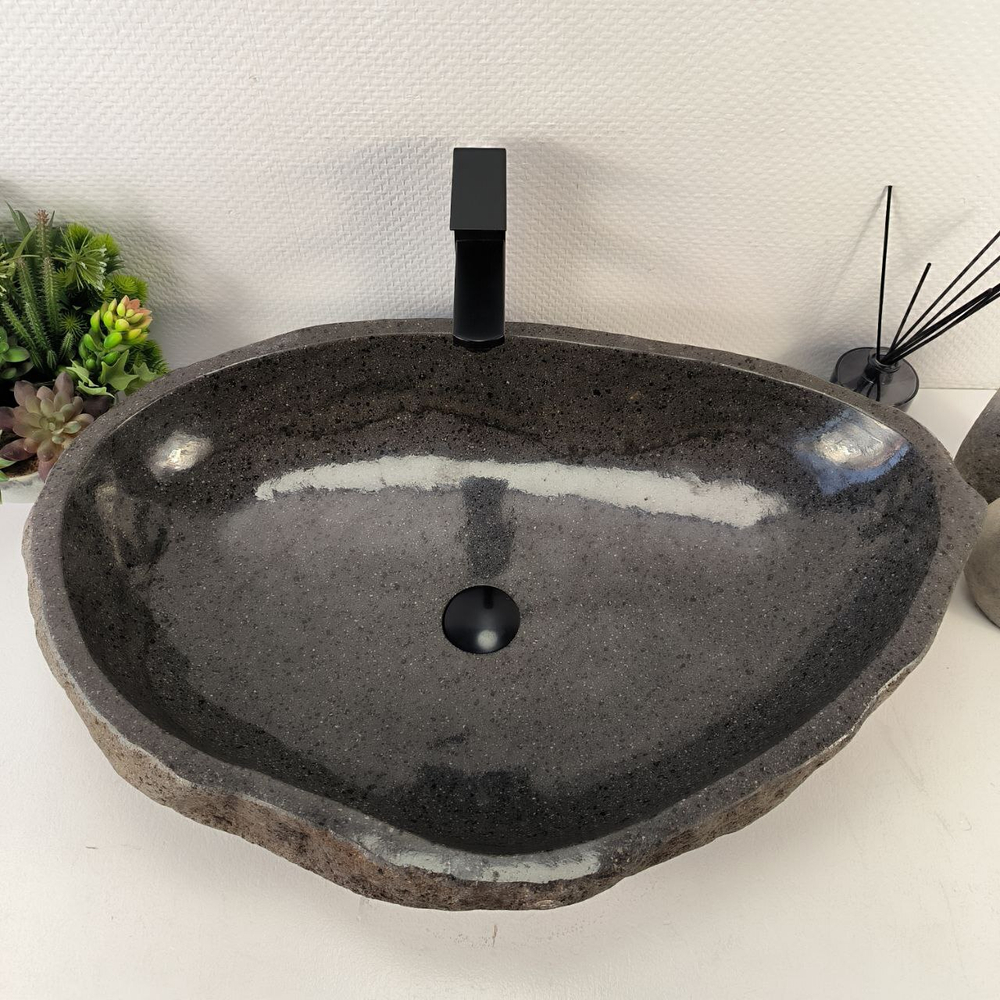 Раковина из речного камня RS-65407 75*50*15 0863
