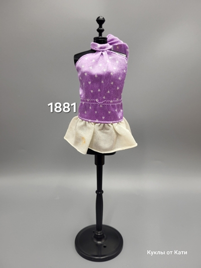 Одежда для куклы Барби винтаж платье 1881