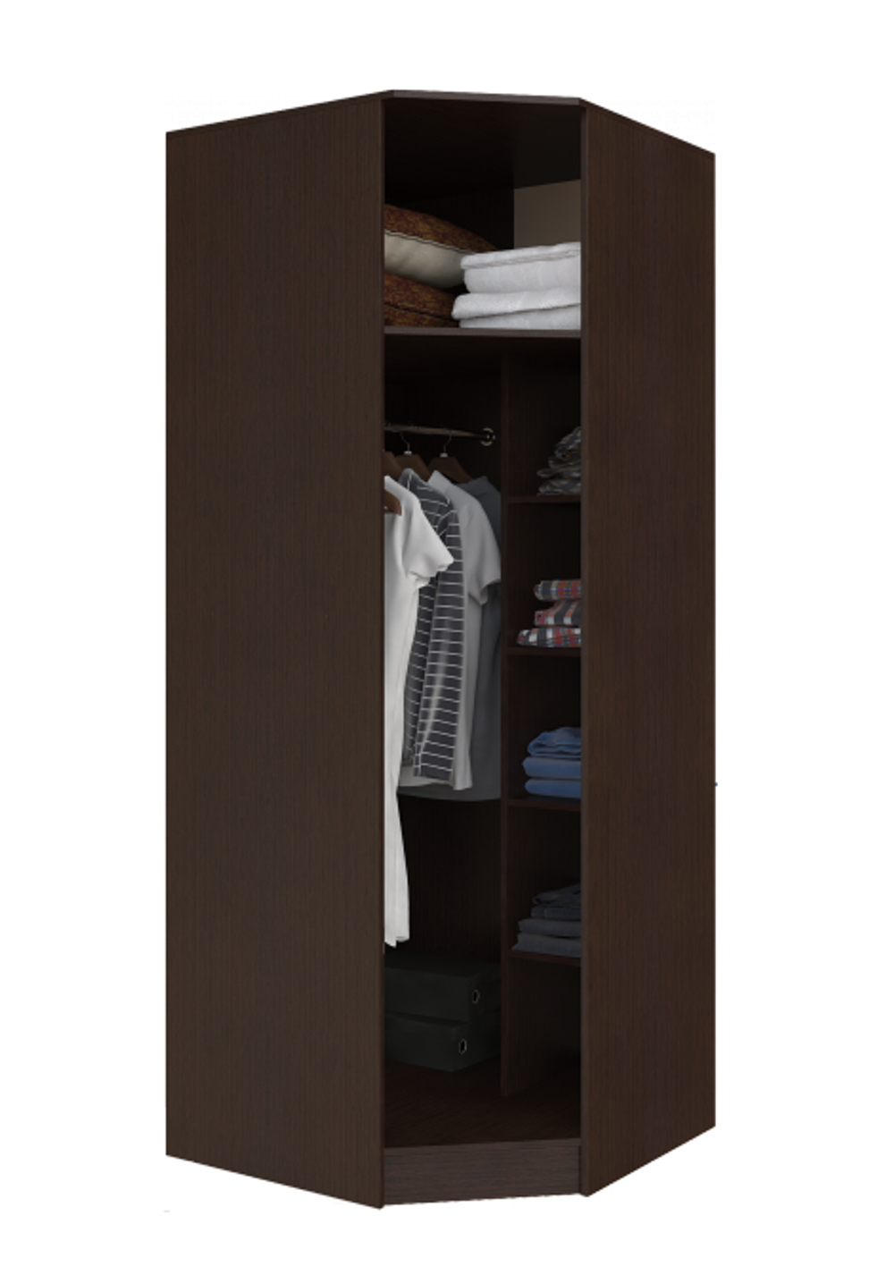 Шкаф угловой Сакура, венге/лоредо