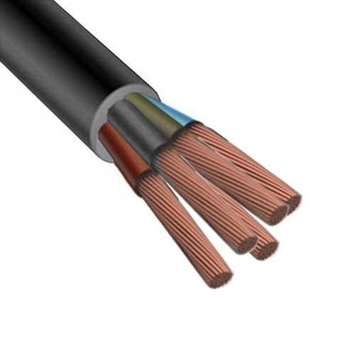 Провод соединительный ПВСнг(А)-LS 5х6 черный малодымный ГОСТ 7399 Конкорд ПВСнг(А)-LS 5х6 (ч)