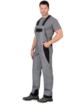 Полукомбинезон "Сириус-Пекин" (серый/черный)