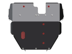 Защита картера и КПП Sheriff для Mitsubishi Mirage V 1995-2003 арт.14.0123