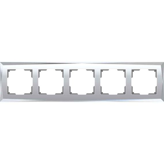 Рамка на 5 постов зеркальная Werkel W0051220 4690389158896