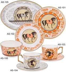 Pavone AS-104 Чайная пара «Лошадь»