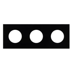 Рамка стеклянная FRM-GLARE-GC-3-BK (Arlight, -) 043839