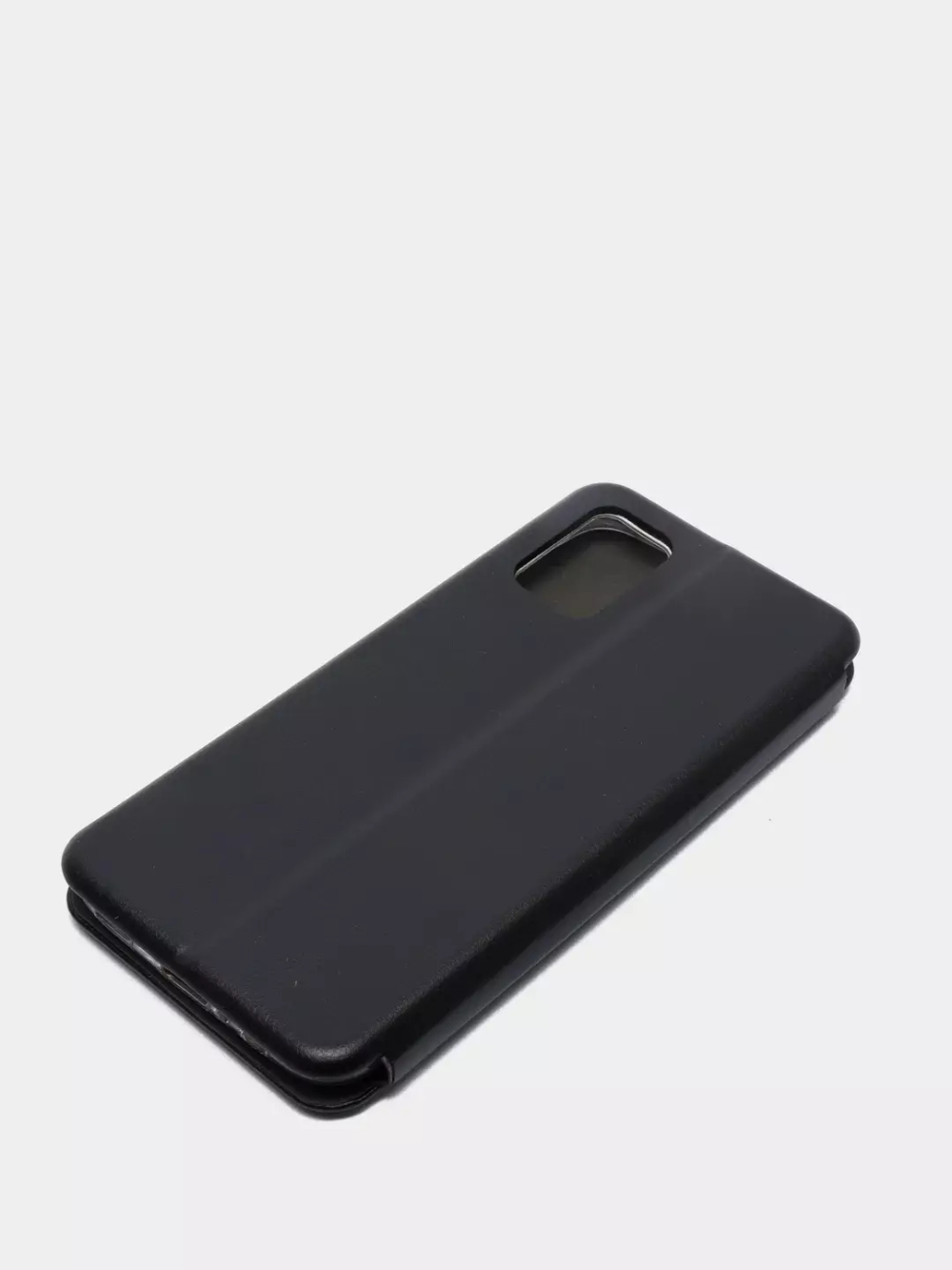 Чехол книжка Samsung Galaxy A03S с силиконовой вставкой Black