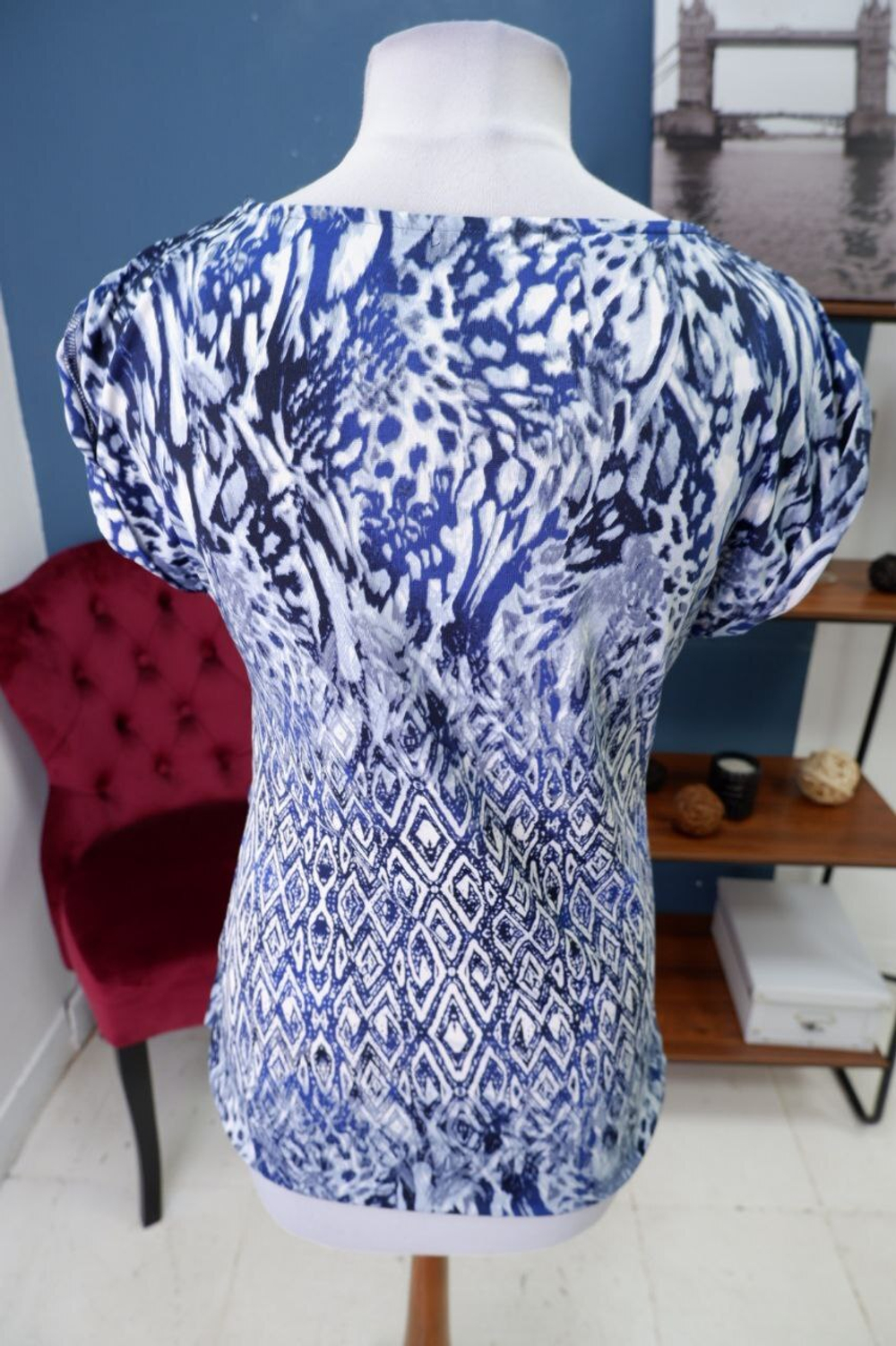 Блузка Smart Concept с принтом 48 размер