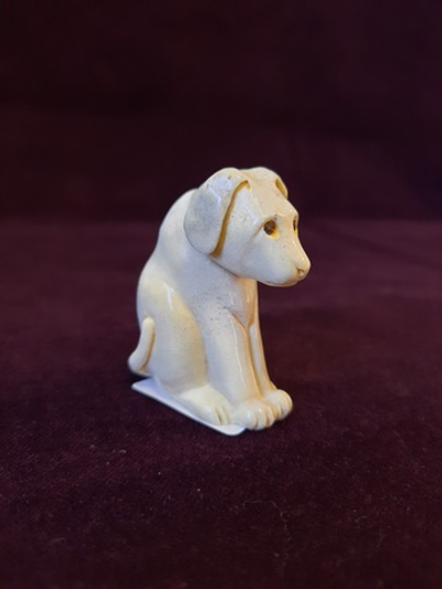 Миниатюра "Пёс", рог лося