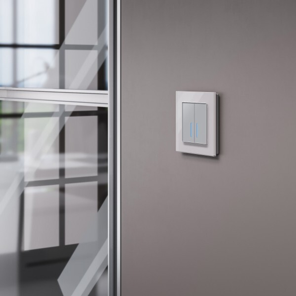 Рамка на 1 пост Favorit (дымчатый,стекло)