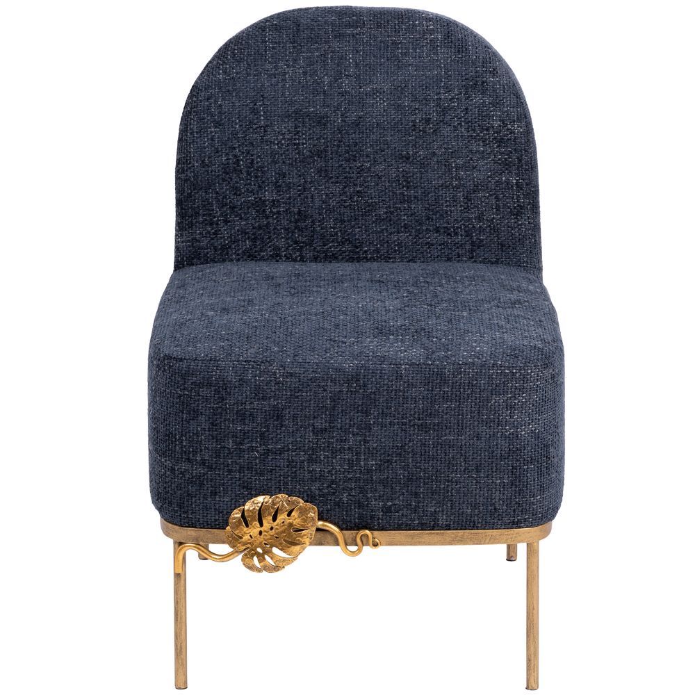 Кресло Monstera Deliciosa (Монстера) Темно-синий Амбер