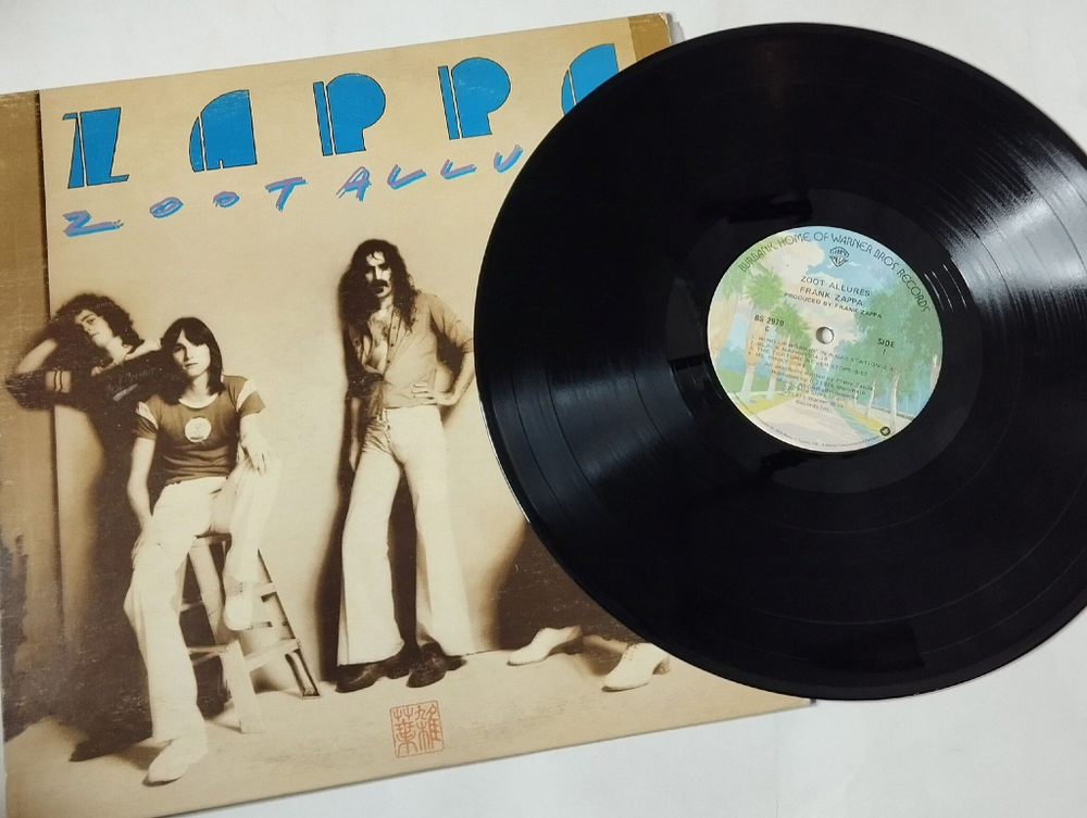 Винтажная виниловая пластинка LP Frank Zappa Zoot Allures (USA 1976)