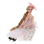 Кукла тип модель шарнирная, коробка 2384-17