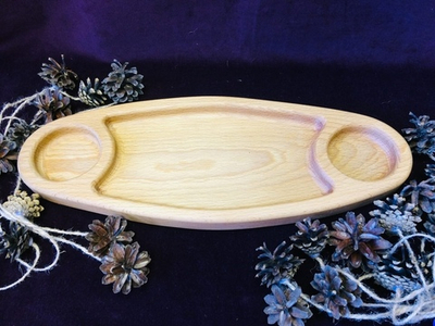 Тарелка для шашлыка, бук