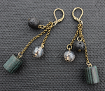 Серьги УЛУ ДЪЕЛЬБЕГЕН цепочные