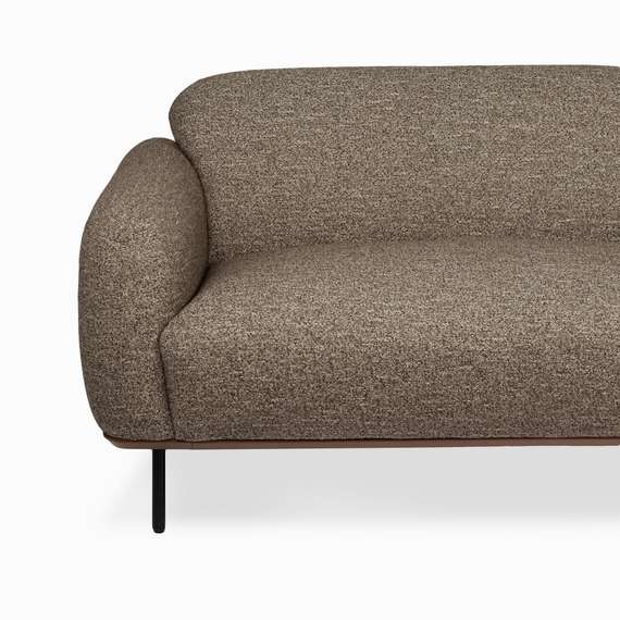 Диван Blocco 230 см, серо-коричневый