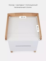 Комод пеленальный Rant Indy Mini 600/3 Cloud White