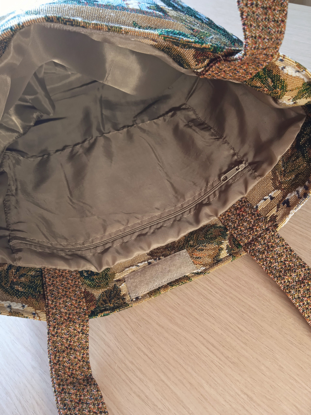 Гобеленовая сумка Березка (39х39х12)