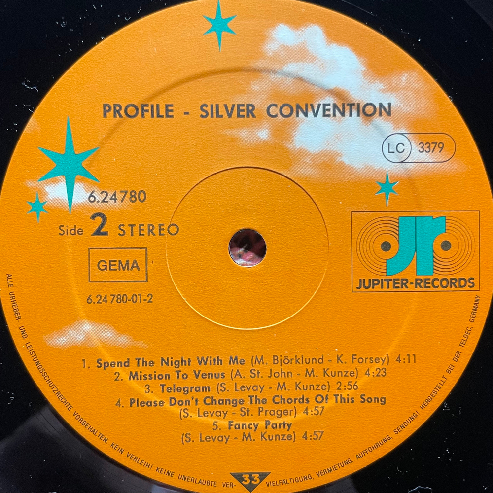 Silver Convention ‎– Profile (Германия 1982г.)