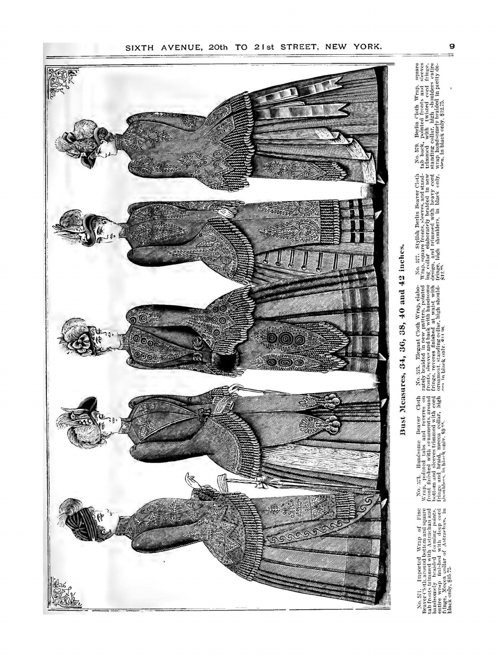 Fall and Winter, 1890-91 Fashion Catalogue | H. O'Neillmpany