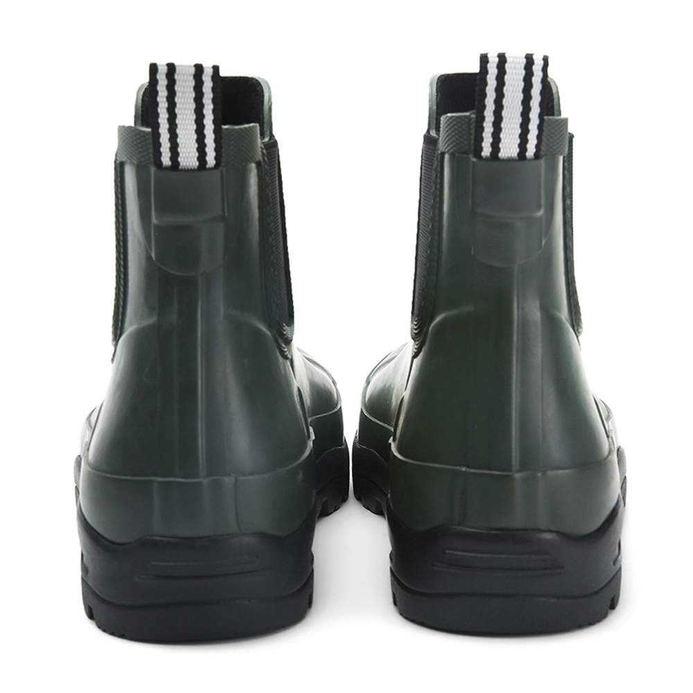 Jeep Waterproof Abrasion Resistant Cushioning Rain Boots Unisex Green