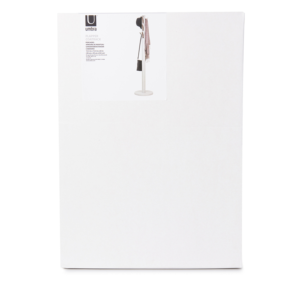 Напольная вешалка Flapper белая