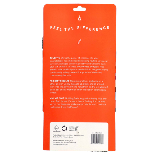 Cleanlogic, Детоксикация, отшелушивающие перчатки для тела, 1 пара