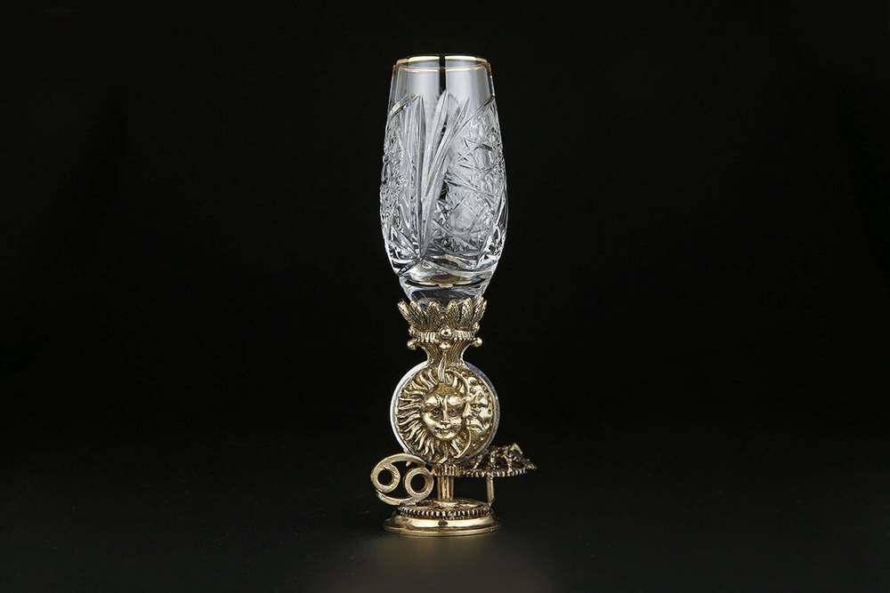 Набор фужеров для водки "Рак"