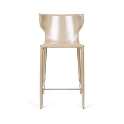 Стул полубарный Austin, кожа бежевый