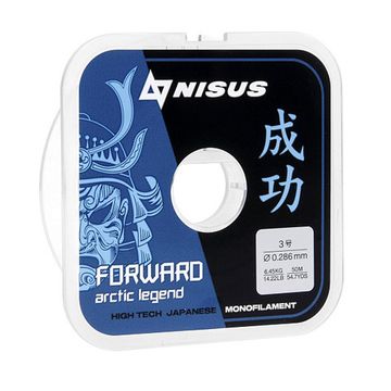Леска FORWARD ARCTIC LEGEND 0,286mm/50m Nylon Transparent (N-FAG-0.286-50) Nisus
