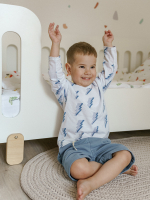 Лонгслив оверсайз Mjölk Молнии