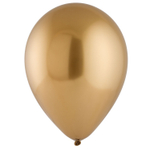Шар латексный Сатин Хром 30 см (Золотой)