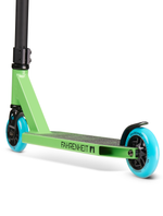 Самокат трюковой Fahrenheit F1 зеленый/голубой