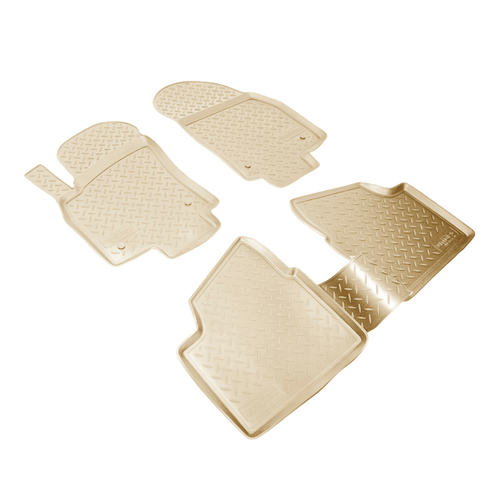 Ковры в салон Norplast/Unidec для Opel Astra в кузове H SD (2007-)Полиуретан,Бежевый, арт.NPL-Po-63-09-B