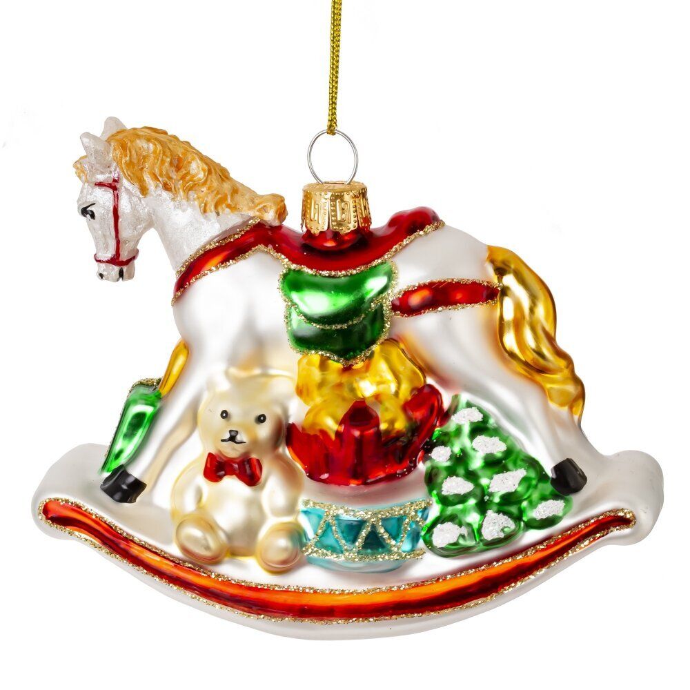 GAEM Украшение новогоднее "Лошадка-качалка", L11 W4 H9 см