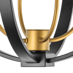 731247 Люстра CERO 4х40W E14 ЧЕРНЫЙ/ЗОЛОТО