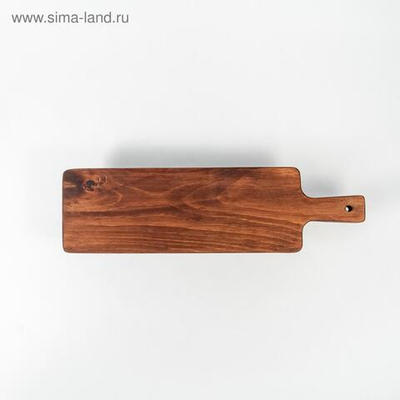 Доска разделочная, для подачи на ножках из натурального кедра Mаgistrо, 38×10,5×6,5 см, с ручкой, цвет шоколадный