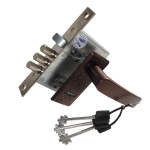 Замок врезной сувальдный в сборе "БОРДЕР" 74500 (медь)