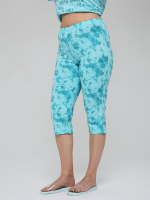 Пижама с бриджами КД-063/бирюза-буквы-б