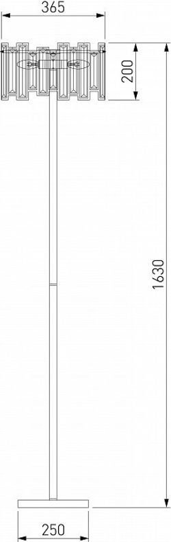 Торшер Bogate's Cella 01150/3 Strotskis