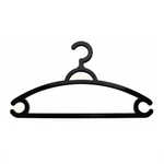 Вешалка-плечики "Rambai" 48-50 для легкой одежды (черный)