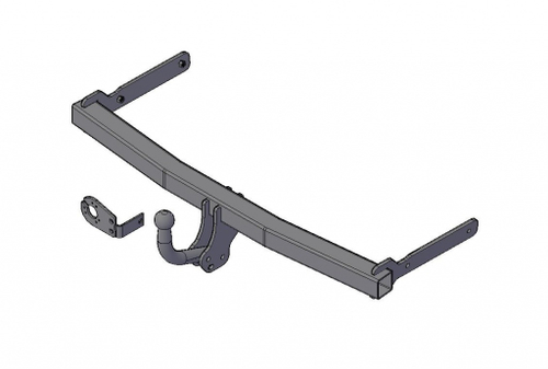 Фаркоп Skoda Octavia III лифтбек/универсал 2013-2020, исключая RS, исключая 4WD, Skoda Octavia IV 2020-, Volkswagen Passat B8 Alltrack 2015-, условно-съемный,(без электрики) Трейлер.9712