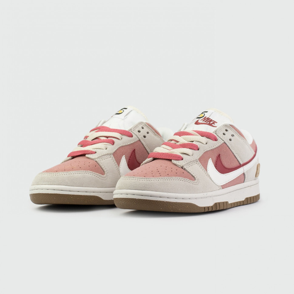кроссовки Nike Dunk Low SE 85 Double Swoosh Pink Grey