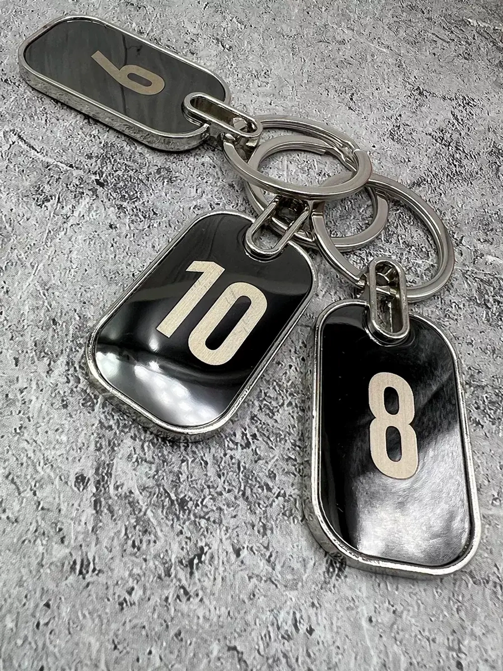 Номерки на ключи металл