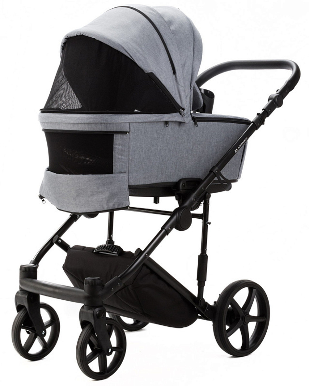 Детская коляска Adamex Zico New 2 в 1 ZN-TK60 TIP (СЕРЫЙ)