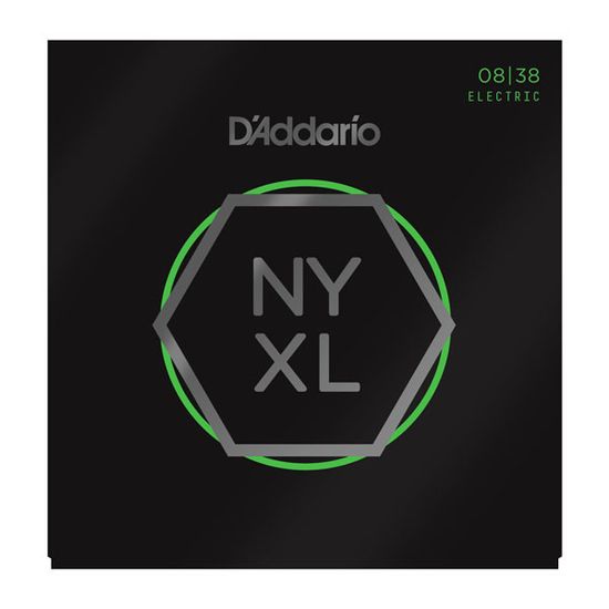 Струны для электрогитары D'ADDARIO NYXL0838