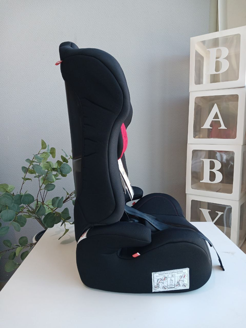 Детское автомобильное кресло ZLATEK ZL513, Atlantic,красный гламур гр. I/II/III, 9-36 кг, 1-12 лет