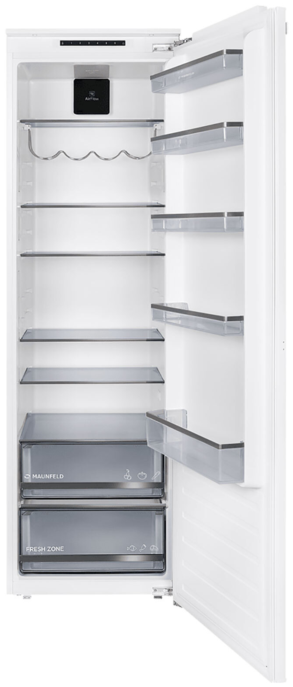 Встраиваемый однокамерный холодильник Maunfeld MBL177SWGR Inverter