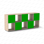 дуб сонома/зелёный двусторонний