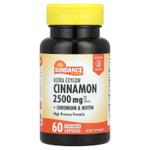 Sundance Vitamins, Ультрацейлонская корица с хромом и биотином, 60 вегетарианских капсул